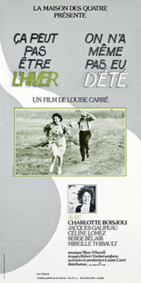 Постер фильма «Ça peut pas être l'hiver, on n'a même pas eu d'été (1980)» — (1 из 1)