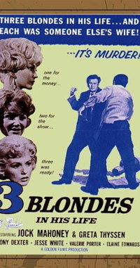 Постер фильма «Three Blondes in His Life (1961)» — (3 из 8)