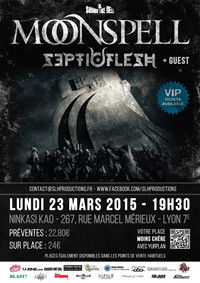 Poster de Moonspell - Ninkasi Kao, France