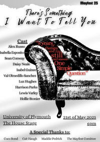 Poster de There's Something I Want to Tell You