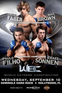 Poster de WEC 36: Faber vs. Brown