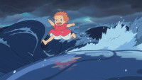 Ponyo sur la falaise