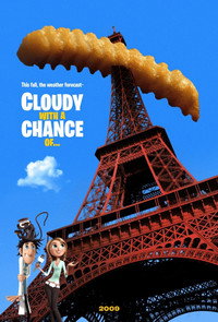 Постер мультфильма «Облачно, возможны осадки в виде фрикаделек (2009)» — (4 из 35)