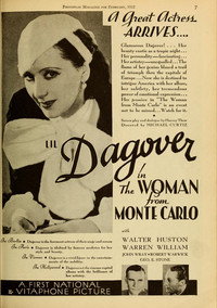 Постер фильма «Женщина из Монте-Карло (1932)» — (1 из 4)