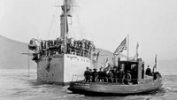 «La visita dell'incrociatore italiano Libia a San Francisco, Calif., 6-29 novembre 1921 (1921)» — обои к фильму #1