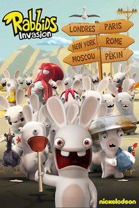 Постер мультсериала «Бешеные кролики: Вторжение (2013-2019)» — (5 из 12)
