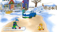 «Caillou's Holiday Movie (2003)» — обои к мультфильму #2