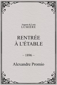 Rentrée à l'étable