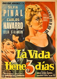 Постер фильма «La vida tiene tres días (1955)» — (1 из 1)