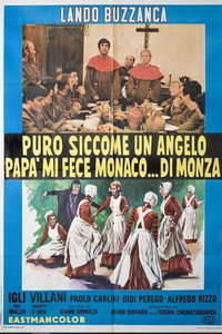 Постер фильма «Чистый, как ангел, папа сделал меня монахом... из Монцы (1969)» — (1 из 4)