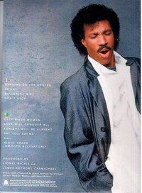 Lionel Richie: Dancing on the Ceiling - 1986