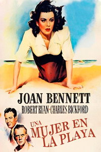 Una mujer en la playa
