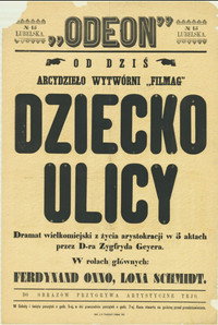 Dziecko ulicy (1919) poster