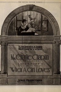 Постер фильма «Когда девушка любит (1919)» — (2 из 3)
