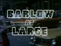 Логотип сериала «Barlow (1971-1975)» — (1 из 2)
