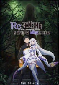 Постер аниме «Re:ZERO – Жизнь с нуля в альтернативном мире (2016)» — (47 из 199)