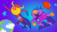 «Captain Monsterica and the Purple Protector (2018)» — обои к мультсериалу #1