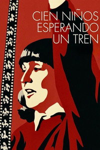 Cien niños esperando un tren