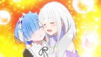 «Re:Zero. Жизнь с нуля в другом мире: Снежные воспоминания (2018)» — обои к аниме #3
