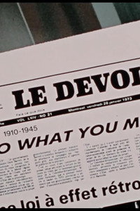 Le devoir, Part 1: 1910-1945 - Do What You Must (1973) poster