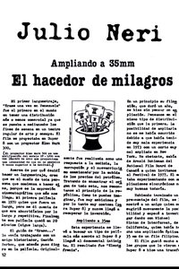 El hacedor de milagros