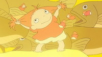 Ponyo sur la falaise