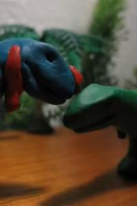 Movieposter Jurassic Fight Club - Cannibal Dinosaur Claymation