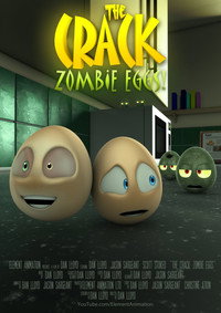 Постер мультфильма «The Crack: Zombie Eggs! (2011)» — (1 из 1)