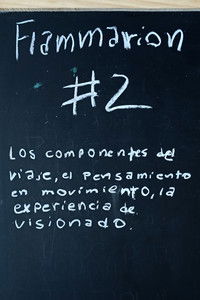 Imagem do Filme Flammarion #2: Los componentes del viaje, el pensamiento en movimiento y la experiencia de visionado.