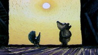 «Как ежик и медвежонок меняли небо (1985)» — обои к мультфильму #1