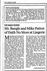 Poster de Mr. Bungle - Live at Club Lingerie