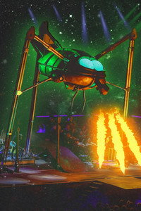 Постер фильма «Jeff Wayne's Musical Version of the War of the Worlds Alive on Stage! The New Generation (2013)» — (3 из 4)