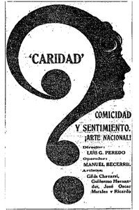 Caridad (1919) poster