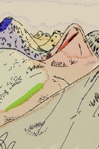 Imagem do Filme Mountain Castle Mountain Flower Plastic