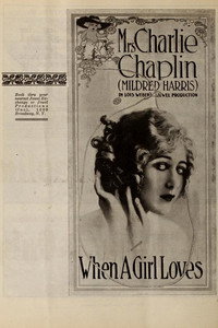 Постер к фильму Когда девушка любит (1919)
