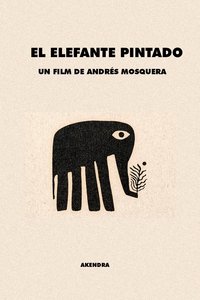 The painted elephant Poster