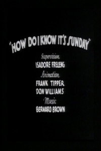 Постер к мультфильму How Do I Know It's Sunday (1934)