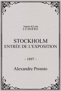 Stockholm, entrée de l'exposition