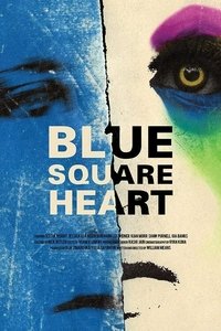 Poster de Blue Square Heart