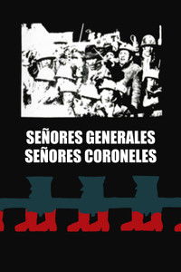 Poster de Señores coroneles, señores generales
