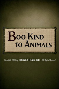 Boo Kind to Animals (1955) poster