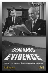 Poster de Dead Man's Evidence