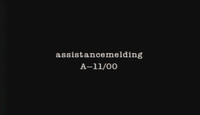 Assistancemelding A-11/00