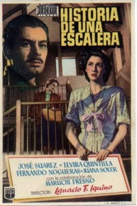 Постер к фильму Historia de una escalera (1950)