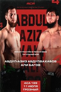 Poster de ACA 189: Abdulvakhabov vs. Bagov 4