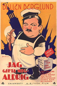 Постер к фильму Jag gifta mig - aldrig (1932)