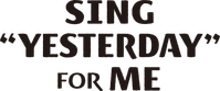 Логотип аниме «Спой мне «Yesterday» (2020)» — (2 из 15)