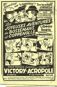 Постер к фильму Bossemans et Coppenolle (1938)