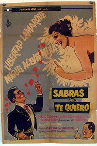 Постер фильма «Sabrás que te quiero (1958)» — (2 из 2)