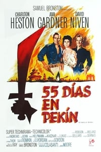 Poster de 55 días en Pekín